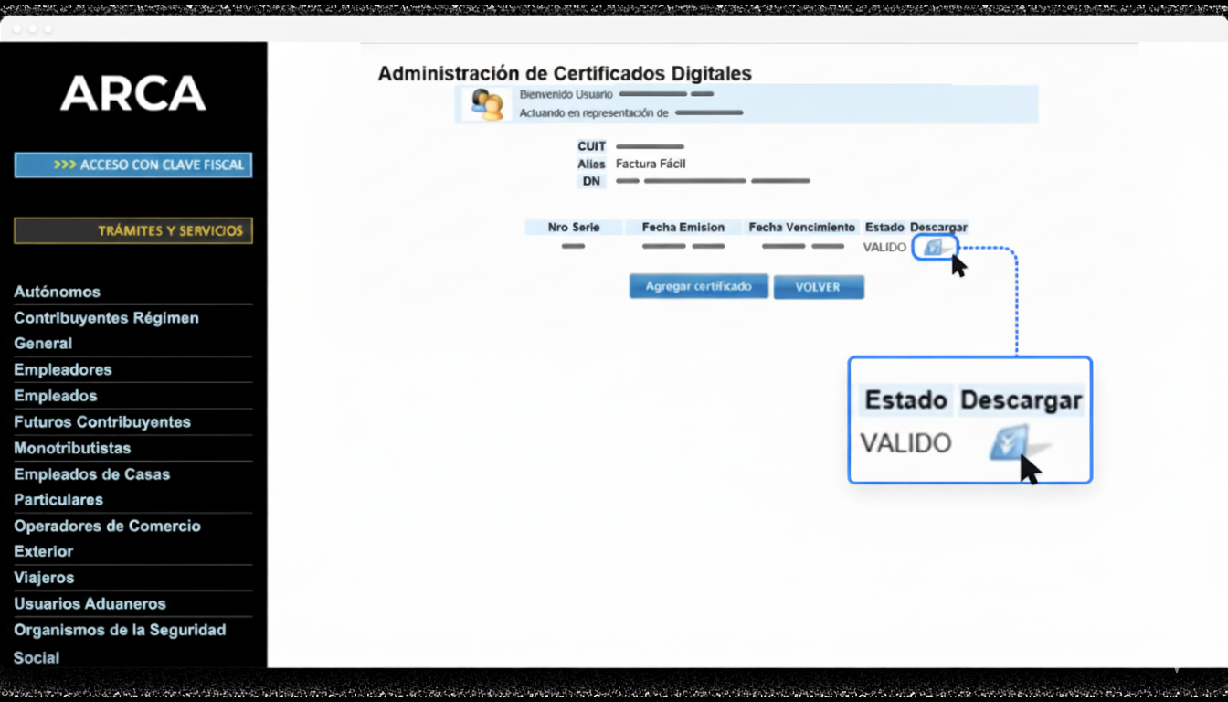 Descargar Certificado
